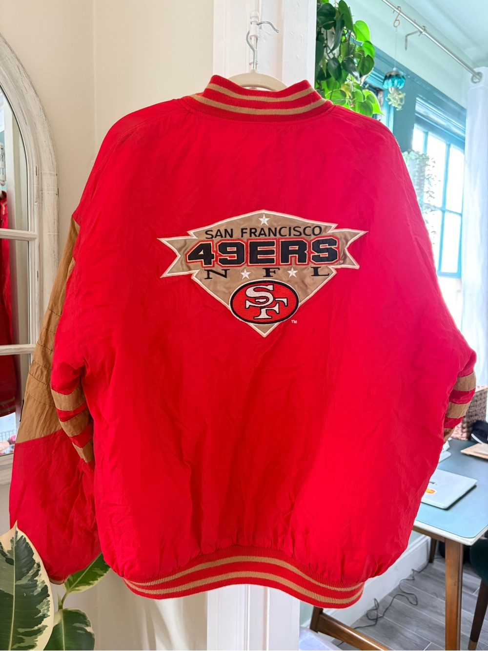 Vintage NFL San Francisco 49ers Football Bomber Jacket